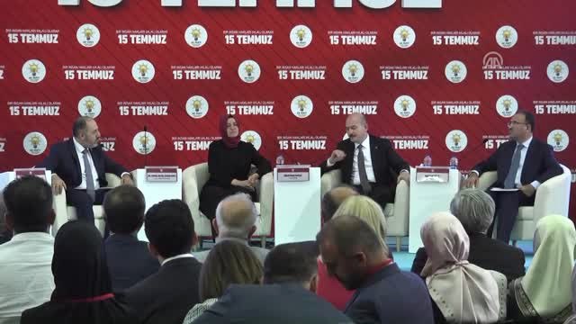 Bir Insan Hakları Ihlali Olarak 15 Temmuz Paneli - Içişleri Bakanı Soylu