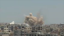 قتلى وجرحى بقصف روسي سوري على الغوطة