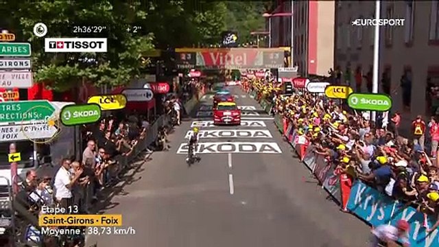 Fransa Bisiklet Turu: 13. etabın son anları