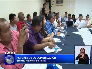 En Tena se instaló la 2da jornada de la mesa política estratégica de comunicación en la que participaron actores de la prensa nacional