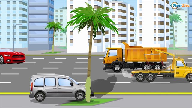 Dos Carros de Carreras Para Niños - Escapando de la Policia en Coche! Dibujo animado de coches