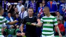 Leigh Griffiths Gets Booked After Having Glass Bottle Thrown At Him vs Linfield!