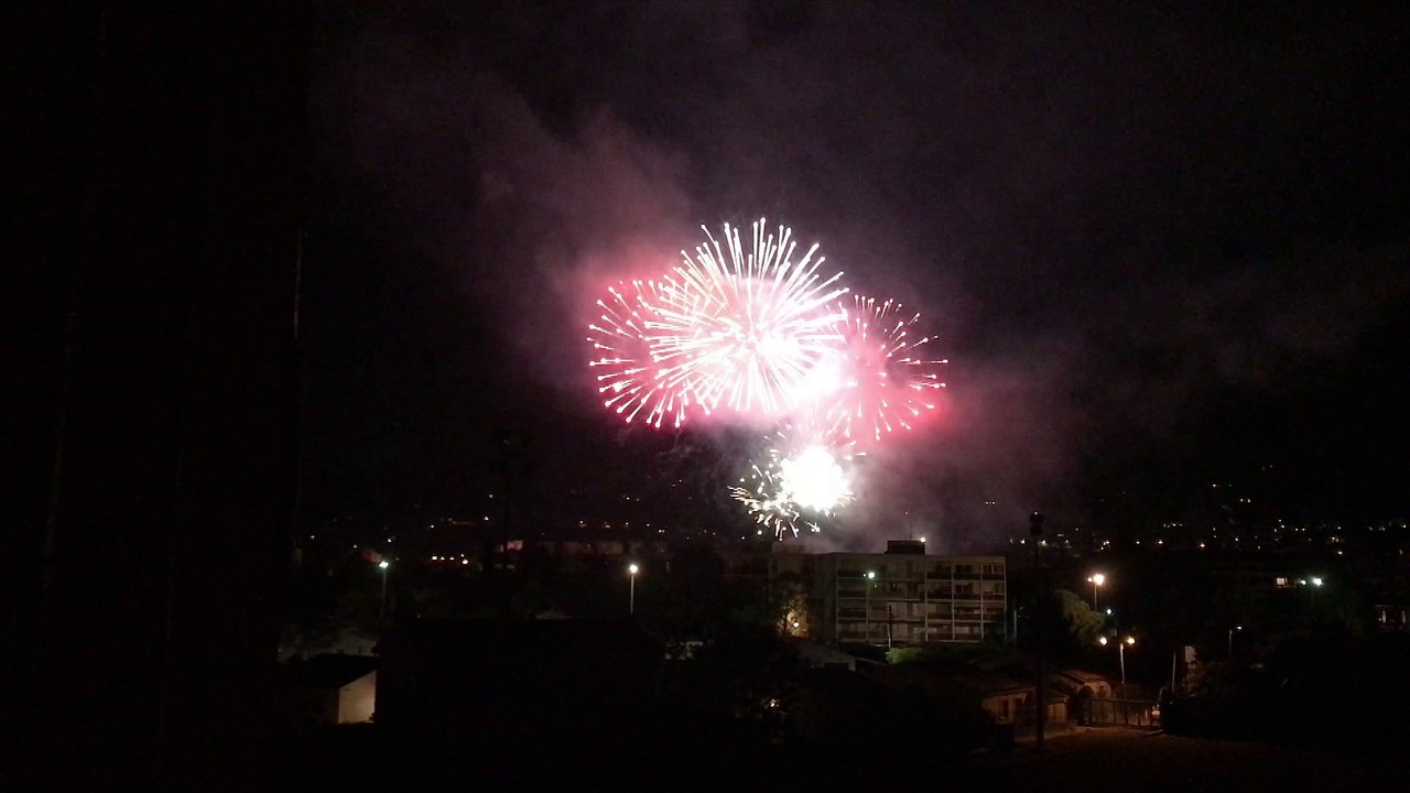 14 JUILLET 2017 FEU D'ARTIFICE DRAGUIGNAN