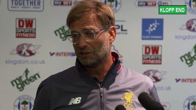 Jurgen Klopp's post game Wigan vs LFC press conference
