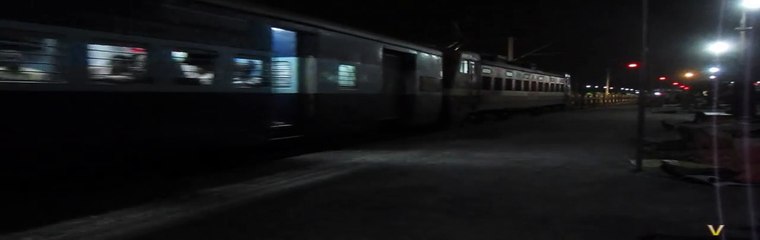 MGS WAP-4  # 22796 Patliputra Express arrives Dhanbad Jn.
