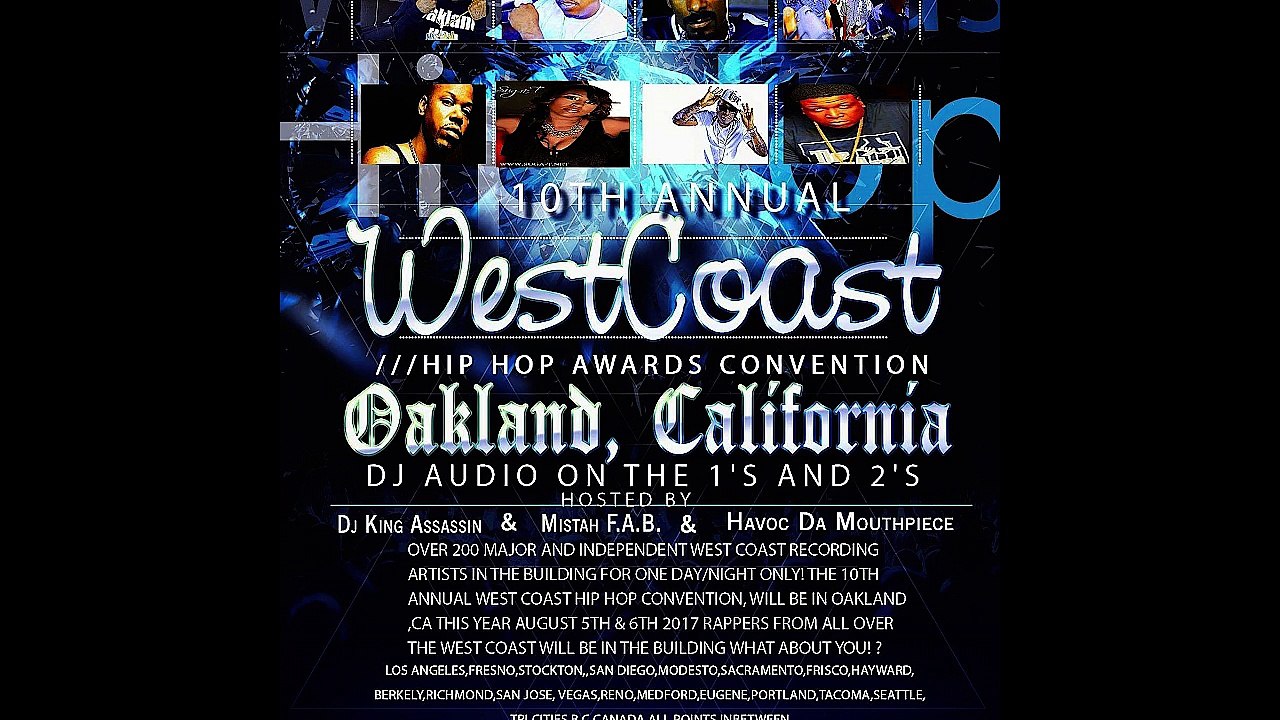 West Coast Hip Hop Awards Drop - Big "G" Nutt