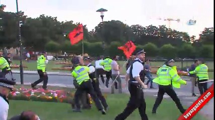 İngiltere'de PKK'lılar Türkler vatandaşlarına saldırdı