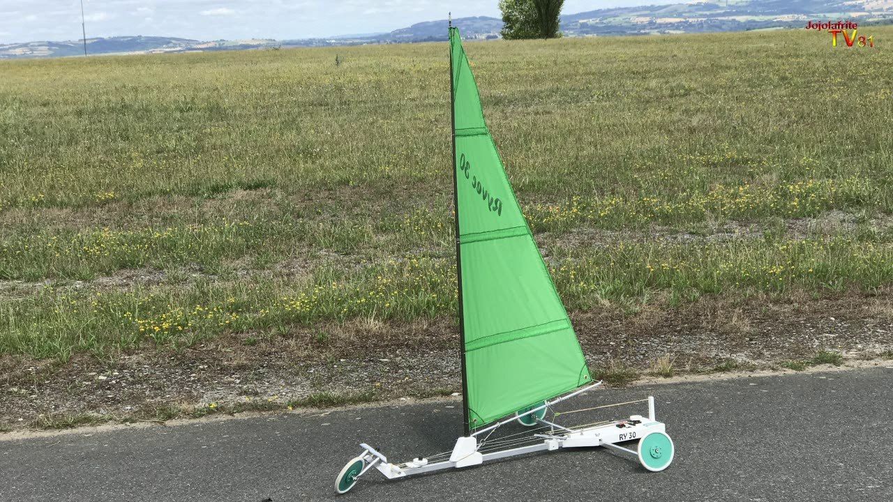 Aéromodélisme Char à voile à Cap'découverte (J.R)
