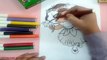 speed coloring - How to color dora coloring pages - kids colouring pages