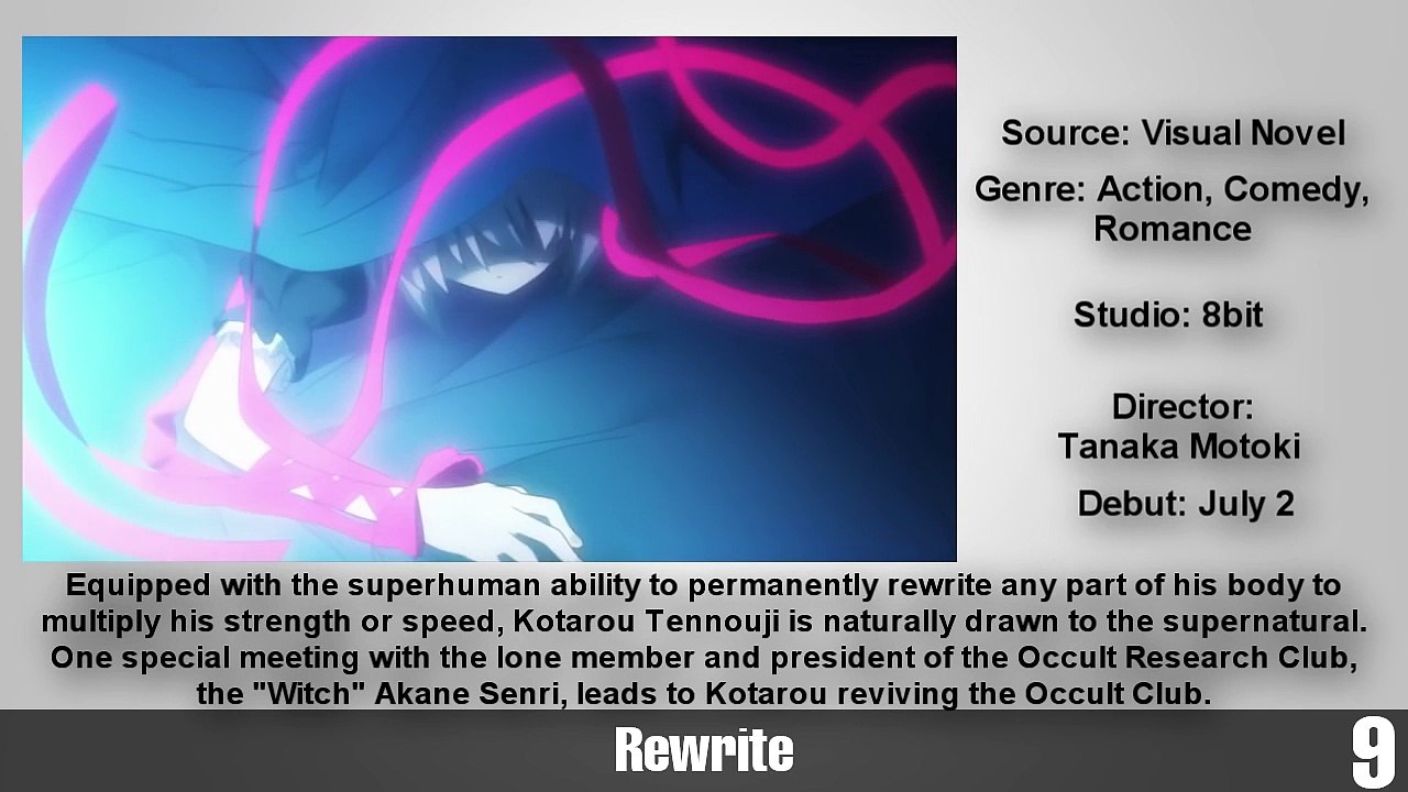 Top 10 Upcoming NEW Anime of Summer 2016