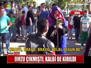 Israrcı Motorcunun Sonu Mutlu Bitmeyen Evlilik Teklifi