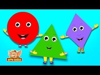 Different Shapes - Nursery Rhyme with Karaoke