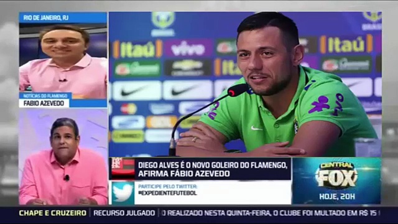 BOMBA!! DIEGO ALVES É DO FLAMENGO-PVC,ZINHO COMENTAM A CONTRATAÇÃO
