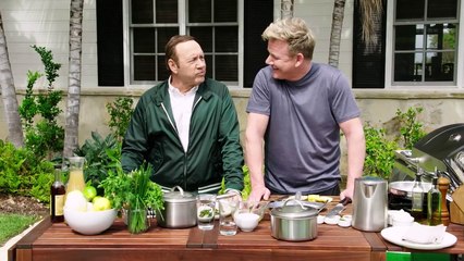 Kevin Spacey and Gordon Ramsay Have a Swear Off