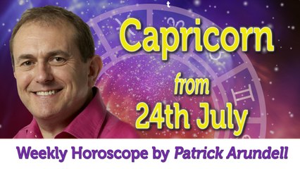 Capricorn Weekly Horoscope from 24th July - 31st July 2017