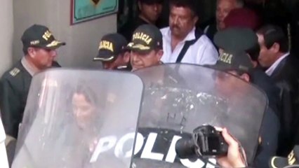 Expareja presidencial Humala trasladada a centros de reclusión