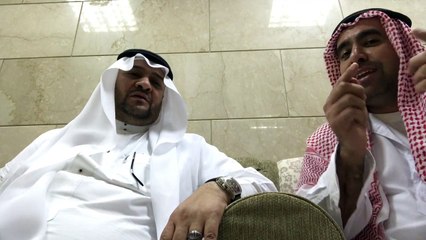 Metin Demirtaş. Umre 2017. Medine müezzini Şeyh Muhammed Majid bin Hakim ile hasbihal & ezan sohbeti