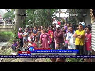 Asik Selfie Di Tepi Sungai, 9 Orang Wisatawan Terseret Air Bah di Mojokerto - NET24