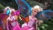 Elsa and Anna are Fairies #2 Anna and Elsa Toddlers real Barbie Fairies Flying Frozen Toys