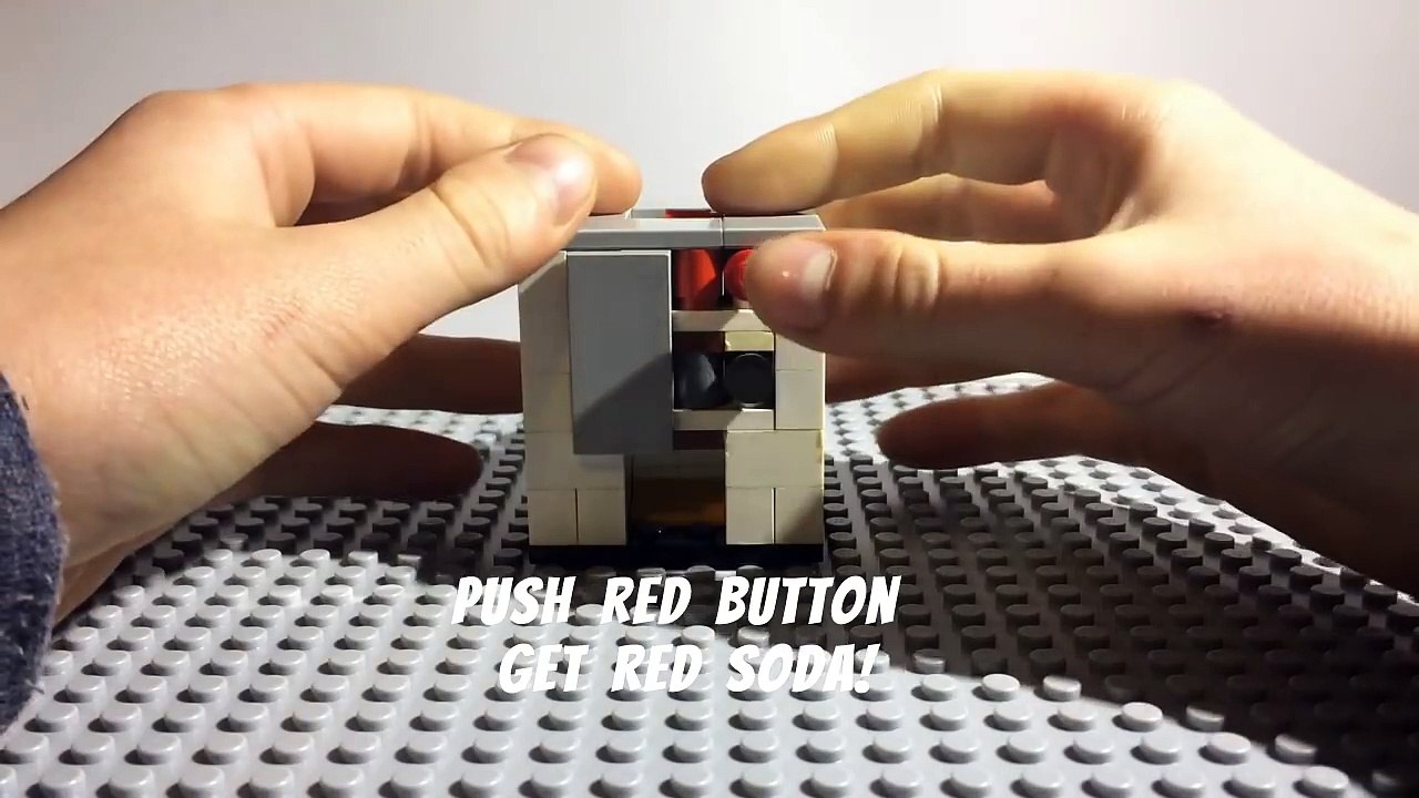 How to Build a Mini LEGO Soda Vending Machine Pocket Sized