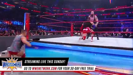 Big Show vs. Jinder Mahal - Over-the-Top-Rope Challenge Raw, March 27, 2017