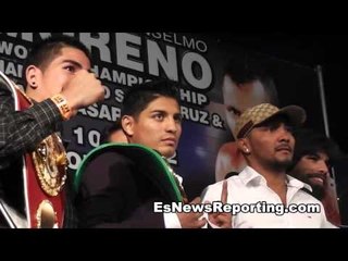 Abner Mares Anselmo Moreno Faceoff