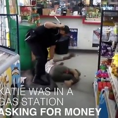 Leaked Video of American Police Officer Beating a homeless Woman