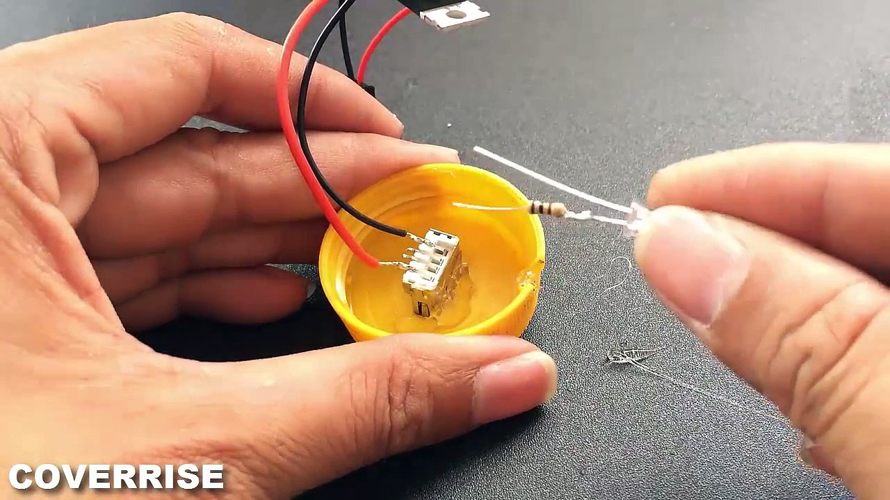 How to Make a Portable USB Mobile Charger using bottle caps