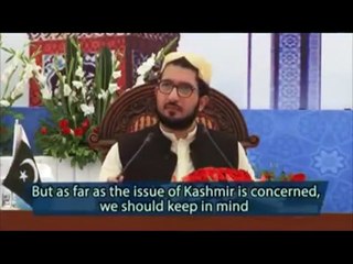 ہندوستان کی گرتی ہوئی دیوار کو آخری دھکہ وادی کشمیر سے ملے گا۔" صاحبزادہ سلطان احمد علی صاحب"