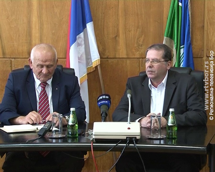 Konferencija za novinare pred humanitarnu utakmicu u Boru, 27. april 2017. (RTV Bor)