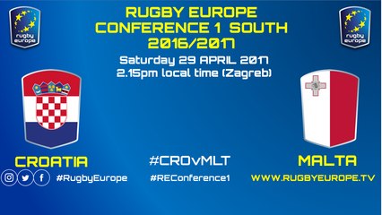 CROATIA / MALTA - RUGBY EUROPE CONFERENCE 1 2016/2017