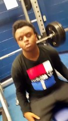 Teve um acidente ao levantar 85kg