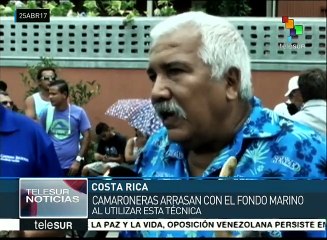Costa Rica: protestan contra la legalización de la pesca de arrastre