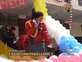 ENTREGAN PABELLONES - ANDAHUAYLAS