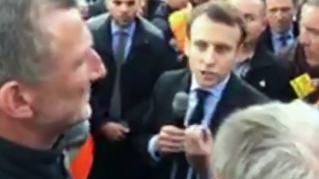 Vous êtes venu car Marine est venue L’échange tendu entre Macron et des salariés de Whirlpool