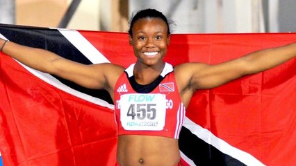 2017 CARIFTA GAMES - Girls Under-20 100m --Khalifa St. Fort