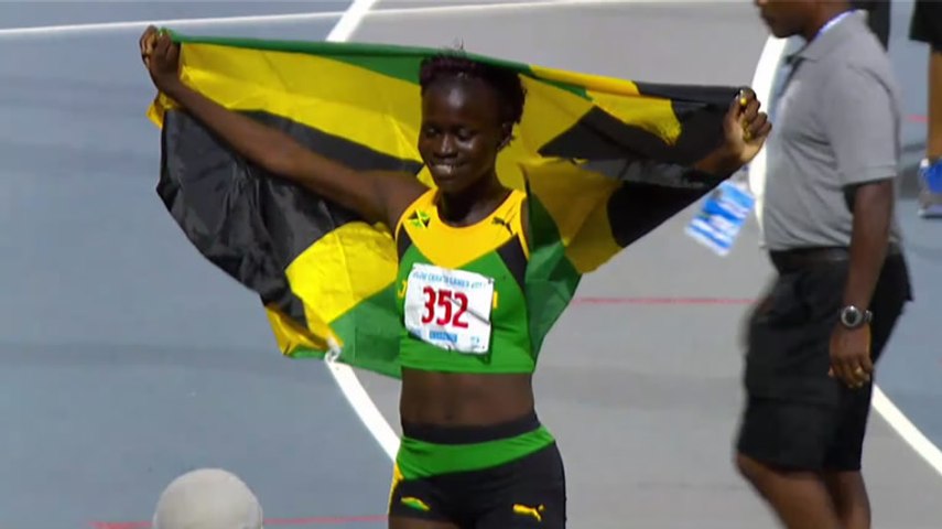 2017 CARIFTA GAMES - Girls Under-20 400m--Junelle Bromfield