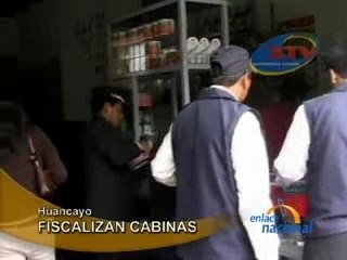 FISCALIZAN CABINAS - HUANCAYO