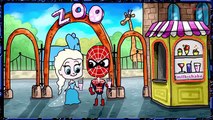 Elsa ve örümcek adam çocuk çizgi filmleri