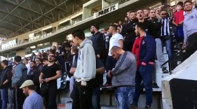 Οπαδοί ΠΑΟΚ στην Τούμπα