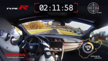 La Honda Civic Type R 2017 établit un nouveau record sur le circuit du Nürburgring