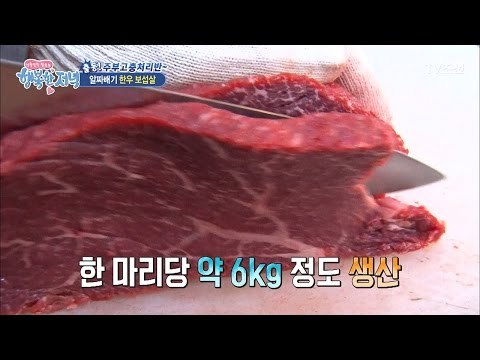 한우, 몸을 건강하게 해주는 최고의 부위는? [행복한 저녁] 13회 20170426