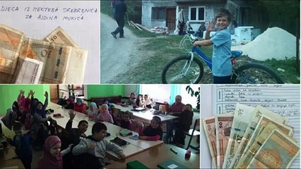 Prikupljanje novca iz Srebrenice za malog Ajdina