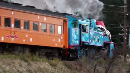 トーマス号・ジェームス号　クリスマス特別運転　走行動画