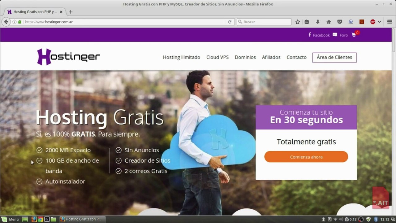 Dominio y Hosting Gratis