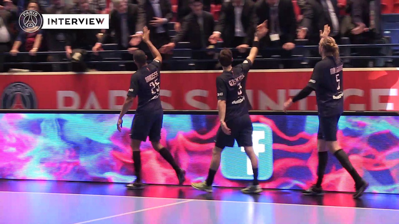 Handball | Interview Uwe Gensheimer (PSG) après la victoire à Szeged