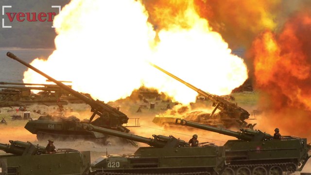 North Korea Fired Hundreds of Rockets and Torpedoes at Mock Warships