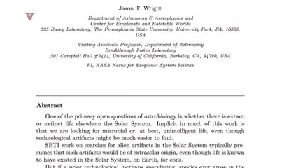 One Scientist Believes Signs Of Ancient Alien Technology Exist