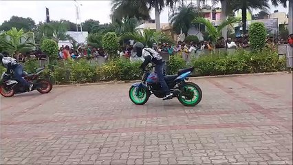 Bike Stunts In Auto Show India
