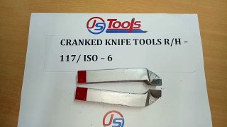 Cranked knife Tools RH 117 - ISO - 6 for Lathe Machine Cutting Operation